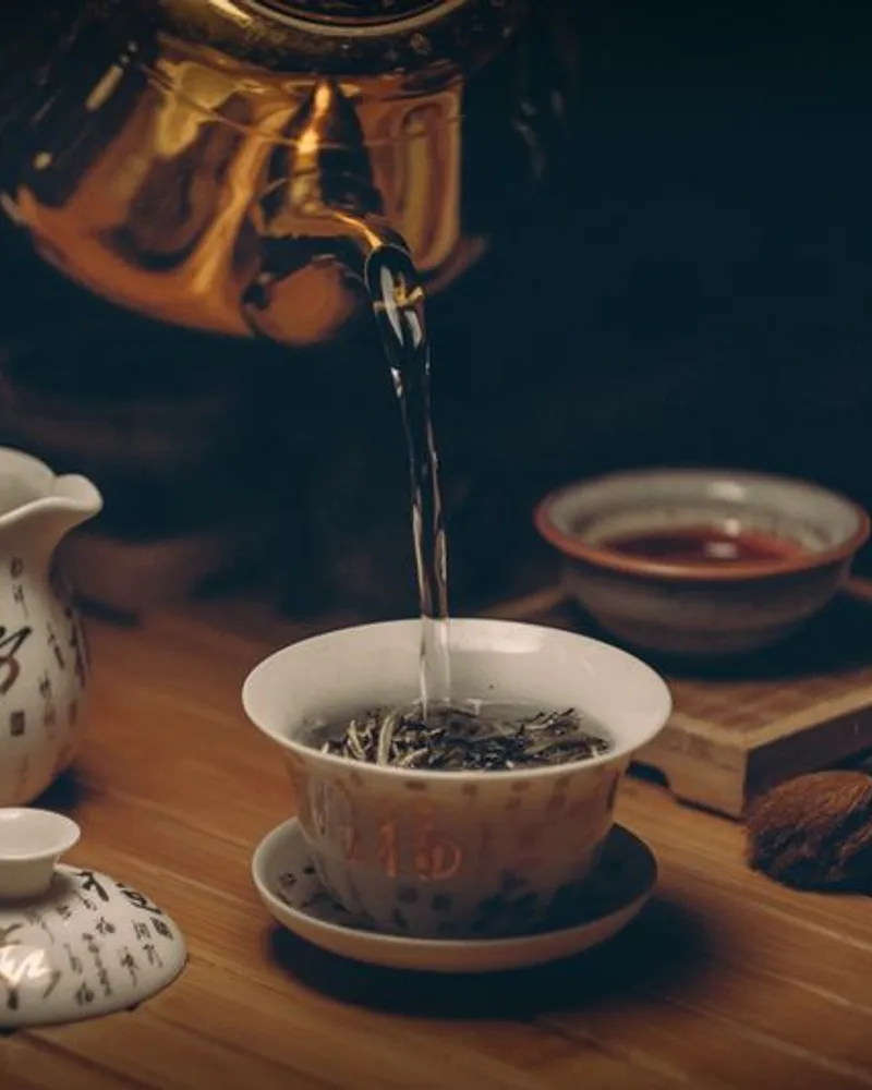 شاي أخضر بالنعناع